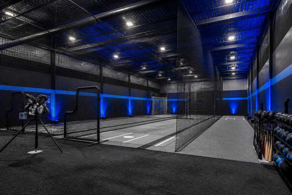 Peak Performance Baseball and Softball indoor training facility with tunnels and equipment